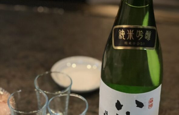 年末のスナック莉子-日本酒-20211230