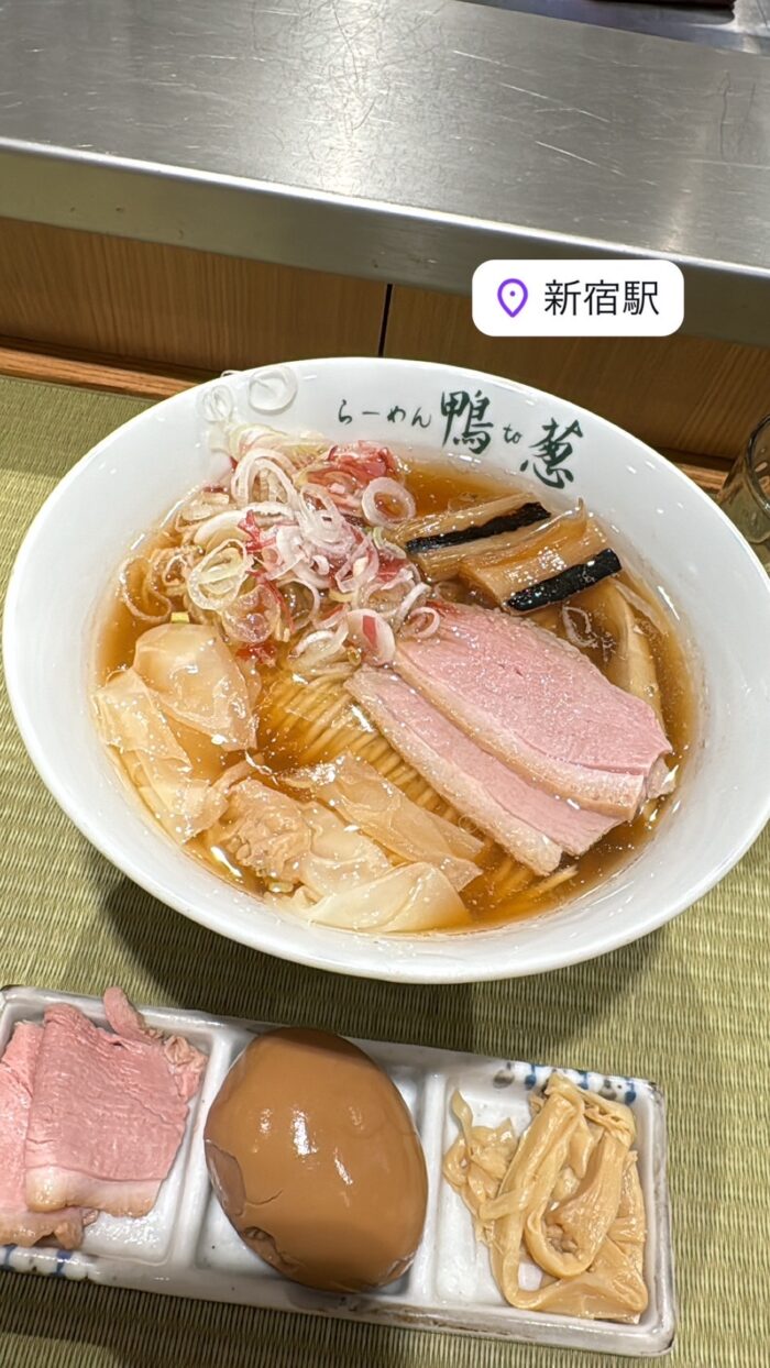 ラーメン_新宿_鴨とねぎ_20240705